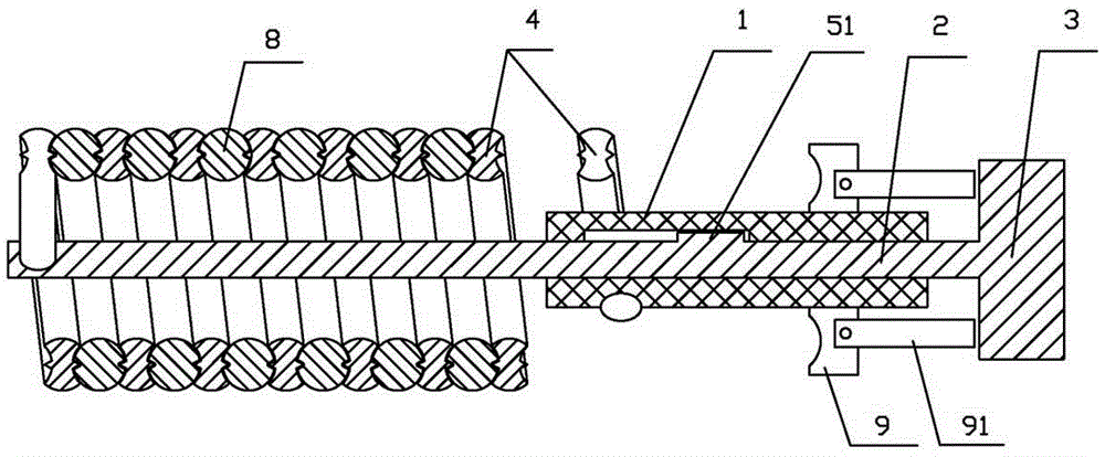 Vascular dilator implanting tool with locking mechanism