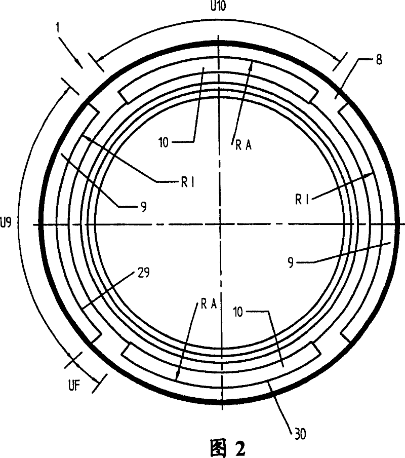 Radial lip seal device