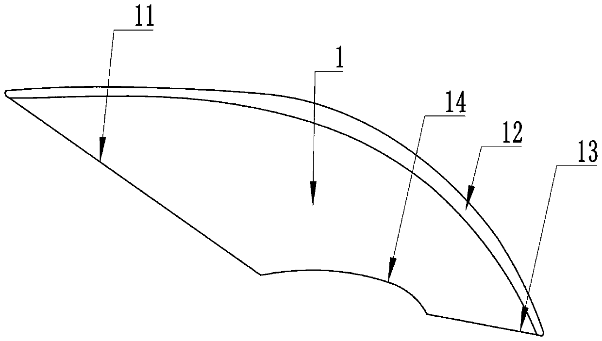 Swirl blade, swirl fan, swirl pipeline and preparing method of swirl pipeline