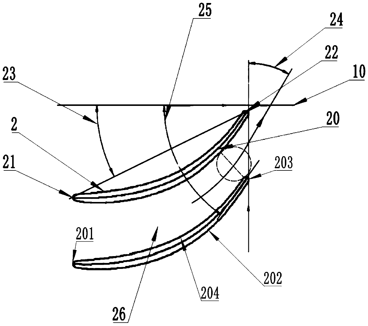 Swirl blade, swirl fan, swirl pipeline and preparing method of swirl pipeline