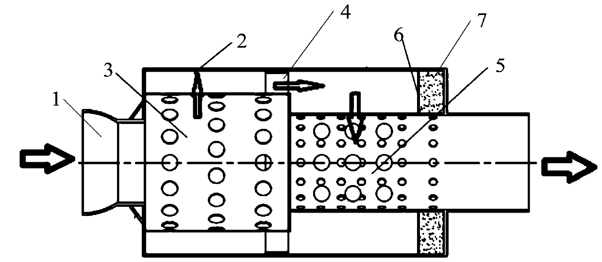 Silencer and engine