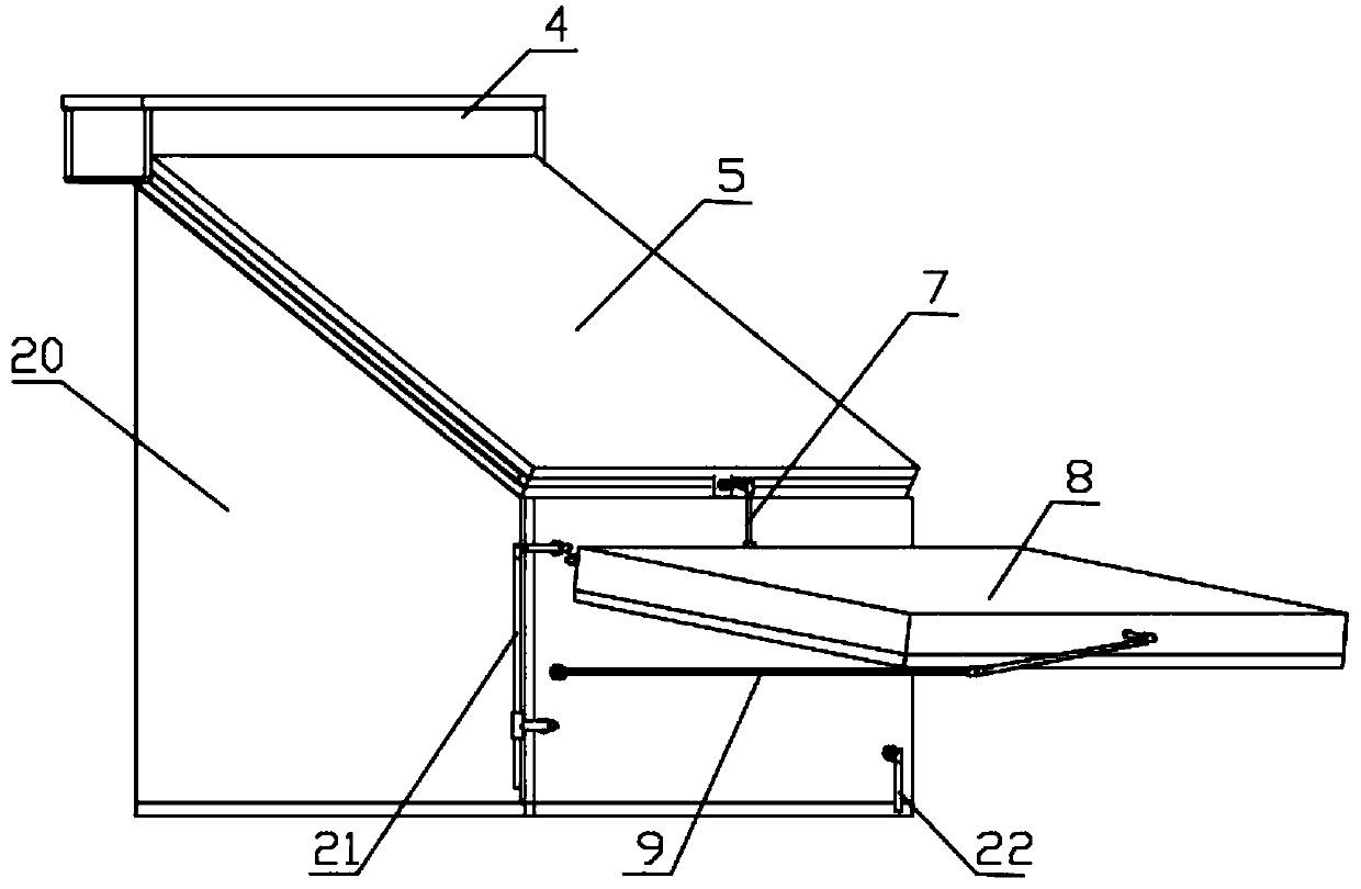 Solar distillation device with interface heating function