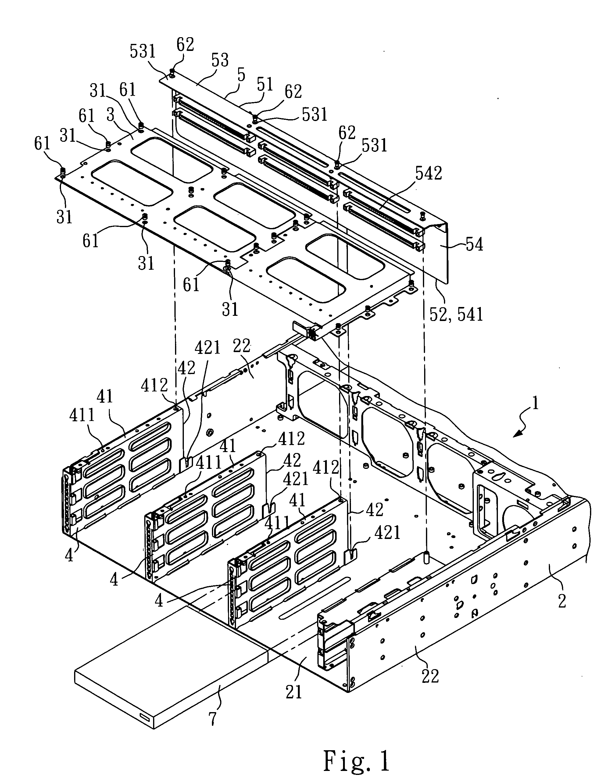 Support frame structure