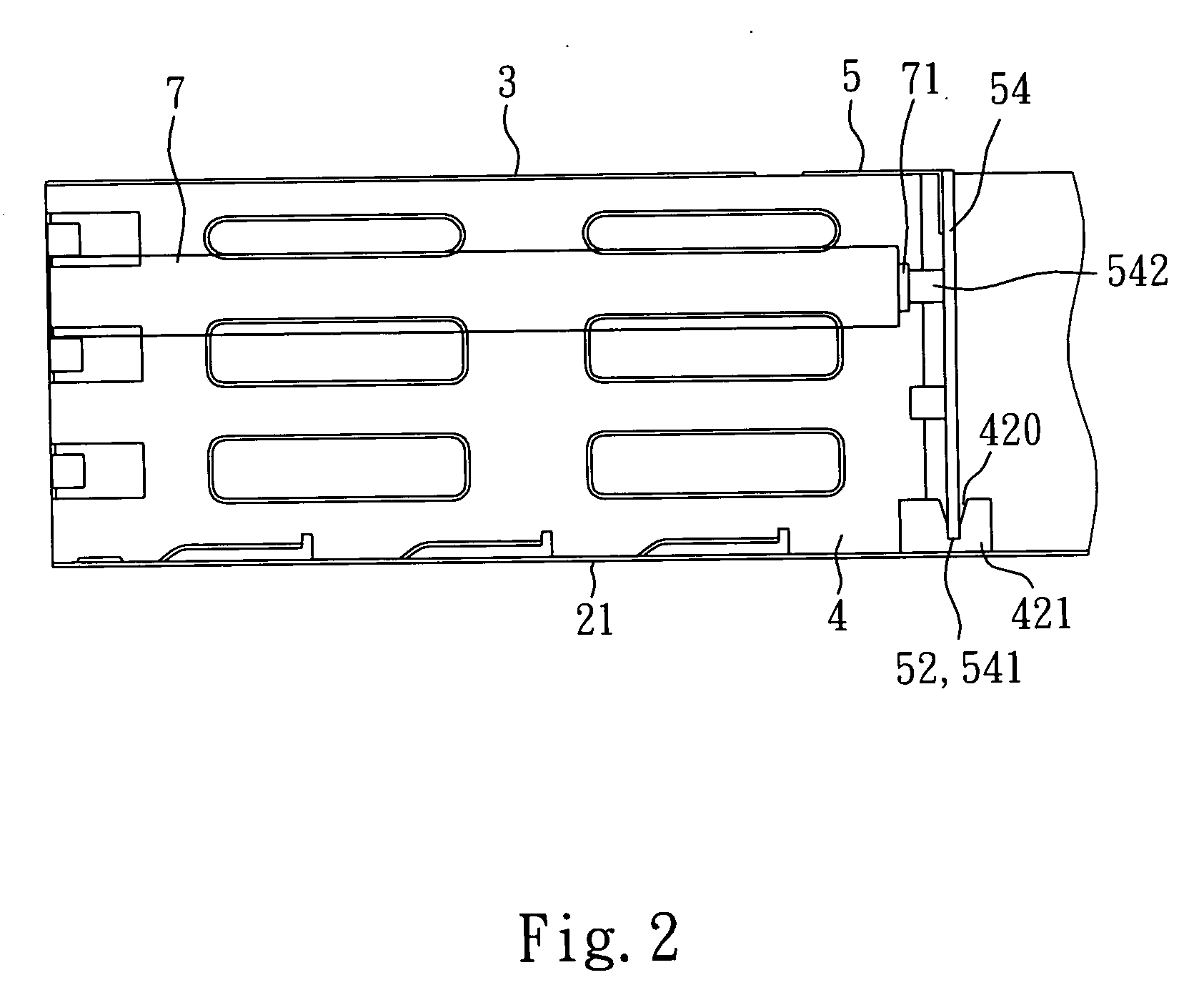 Support frame structure