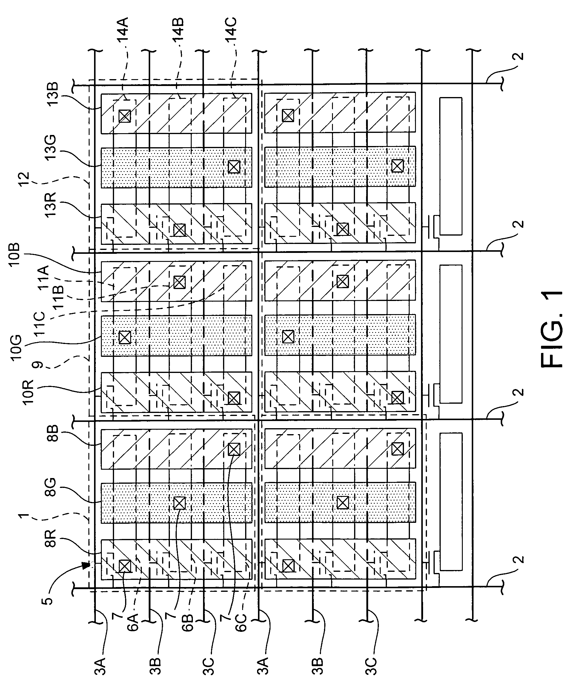 Liquid-crystal display apparatus capable of reducing line crawling