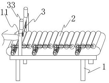 A plastic grease cutting device