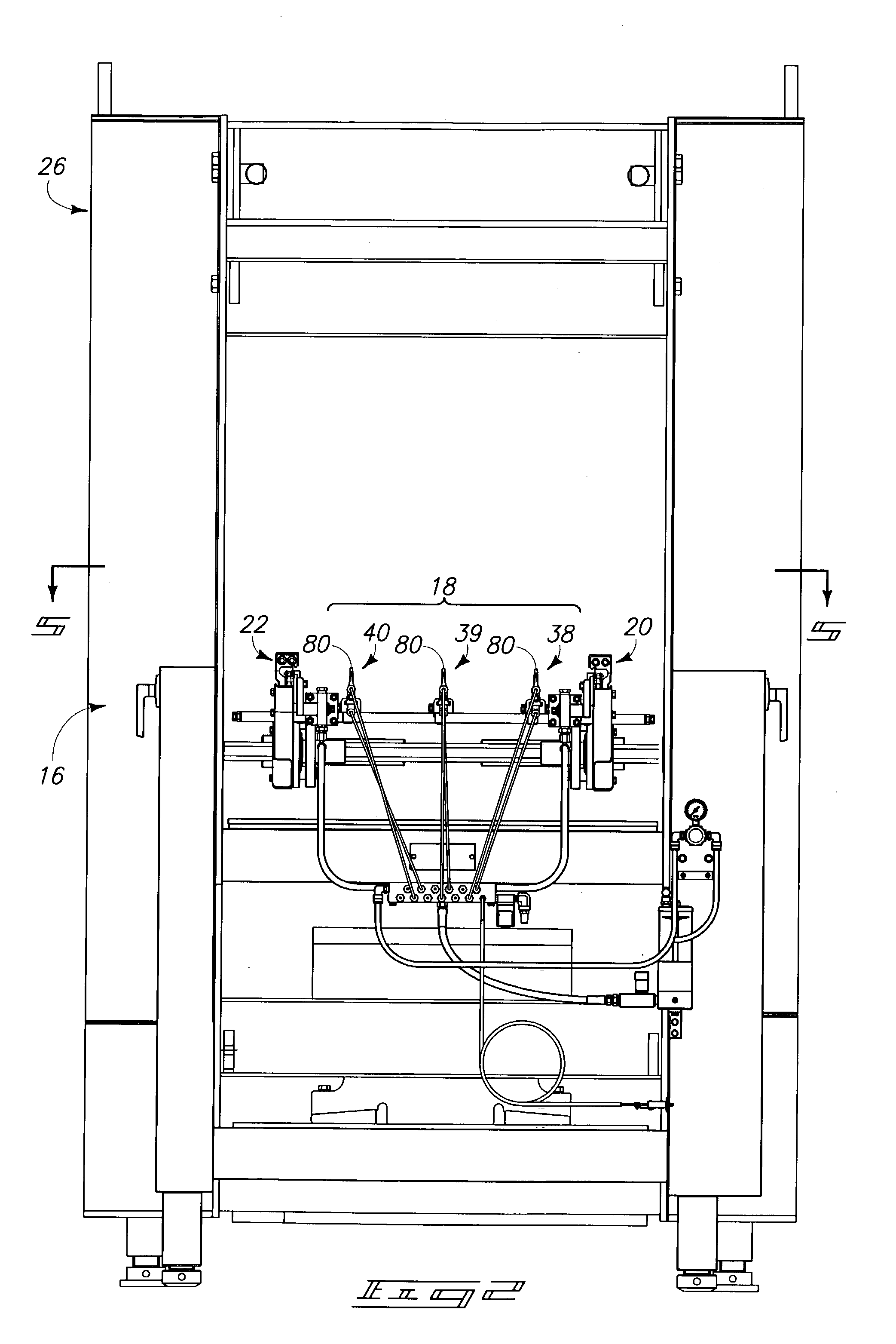 Thermoformable web support apparatus and support device for a heated plastic sheet