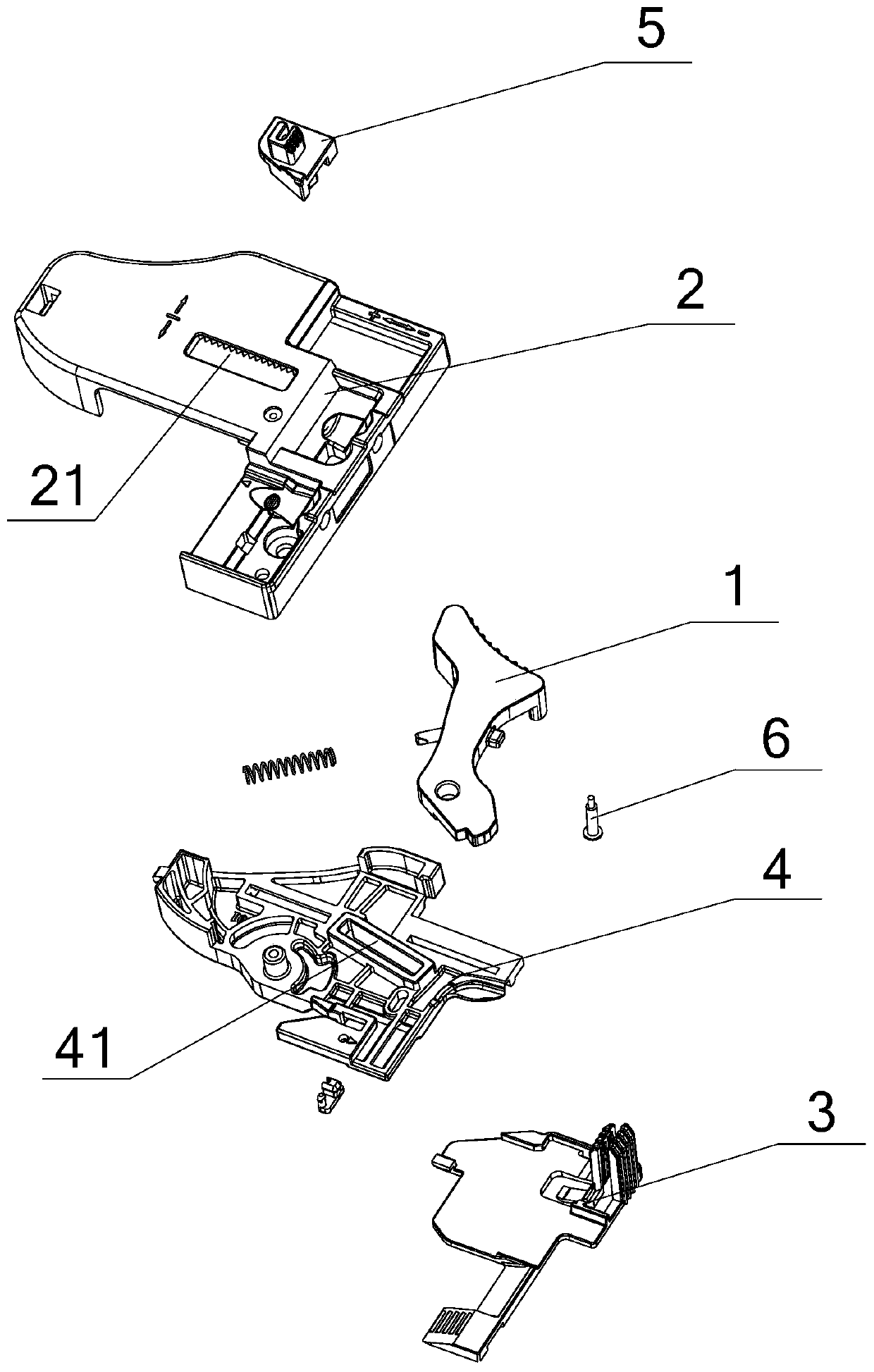 Locking and adjusting device of drawer and drawer