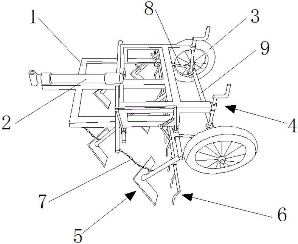 Orchard weeding machine