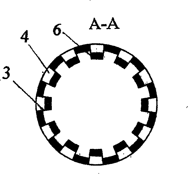 Steel-plastic composite pipe with bridge type framework