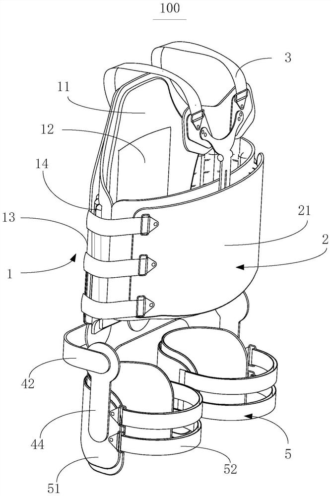 Thoracolumbar spine treatment and rehabilitation brace