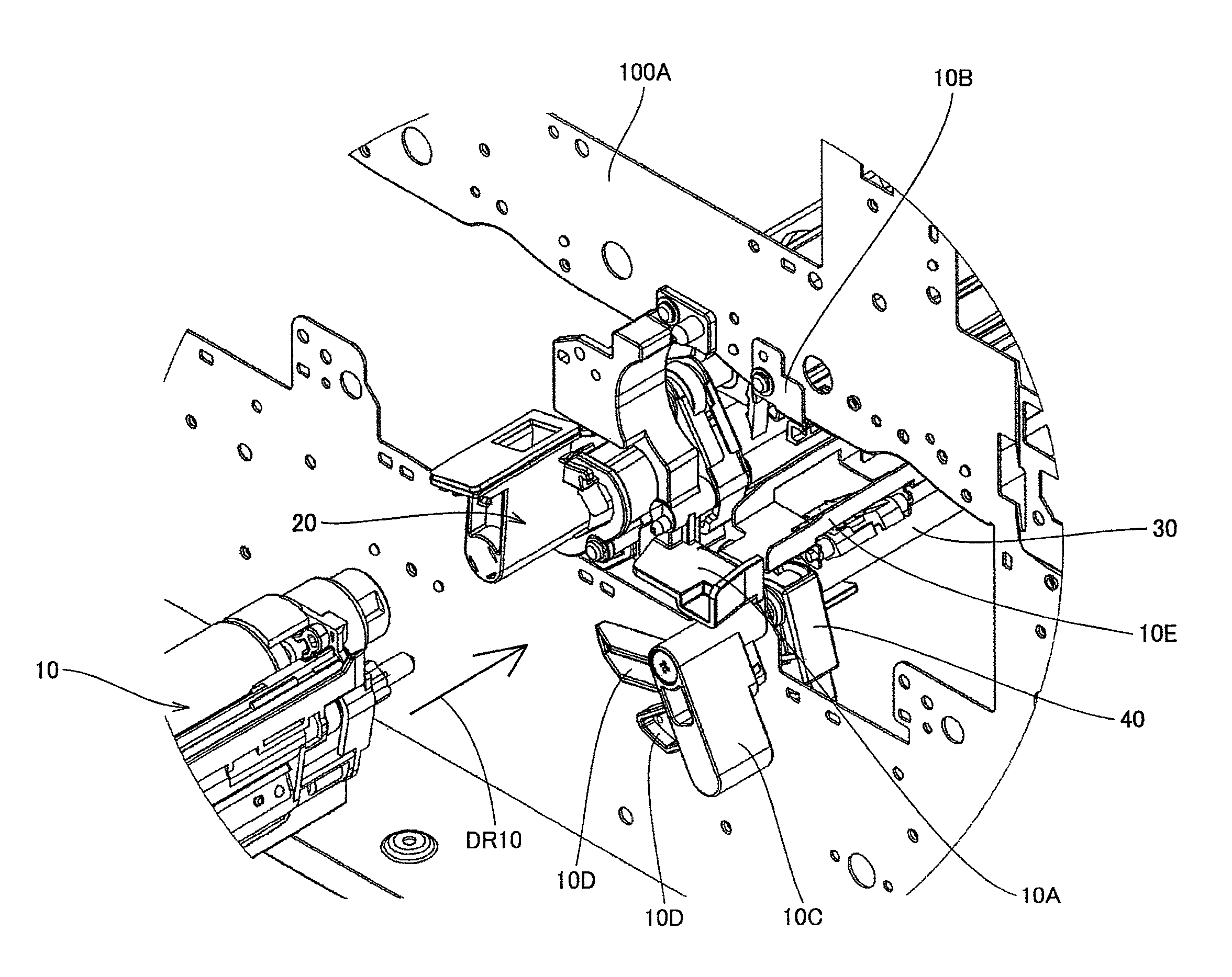 Image forming apparatus with improved accuracy in forming a gap between a developing unit and a photoreceptor drum