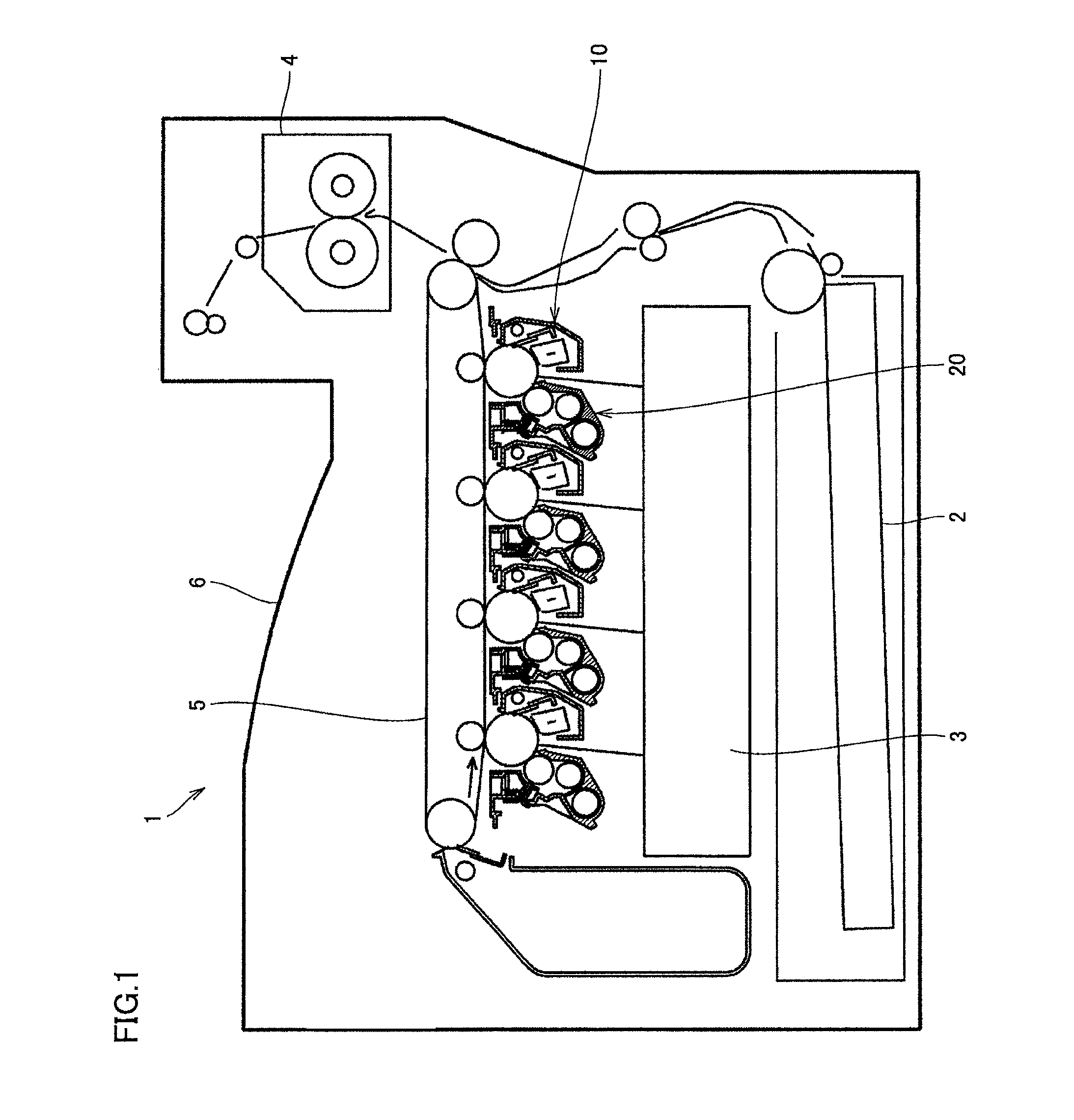 Image forming apparatus with improved accuracy in forming a gap between a developing unit and a photoreceptor drum