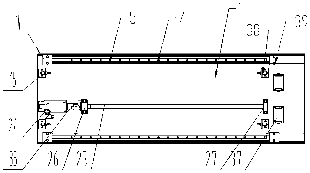 Fixing device for stretcher stretching