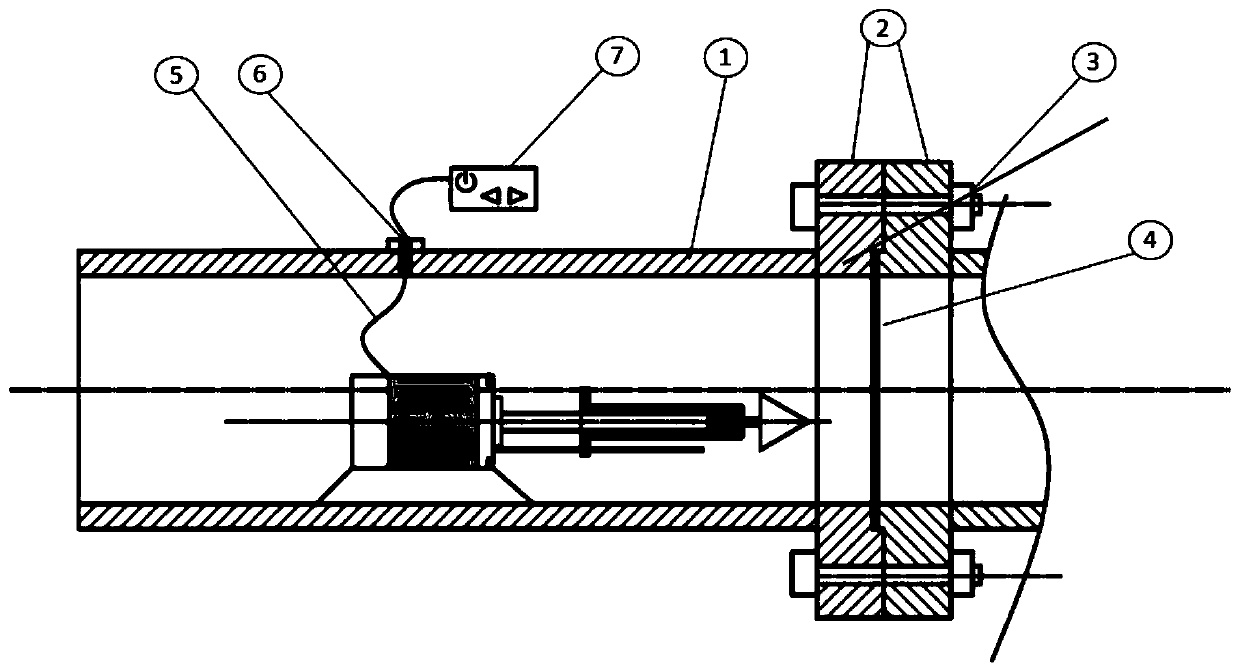 Shock tube electric needle piercing and membrane rupturing device capable of being used under low pressure conditions