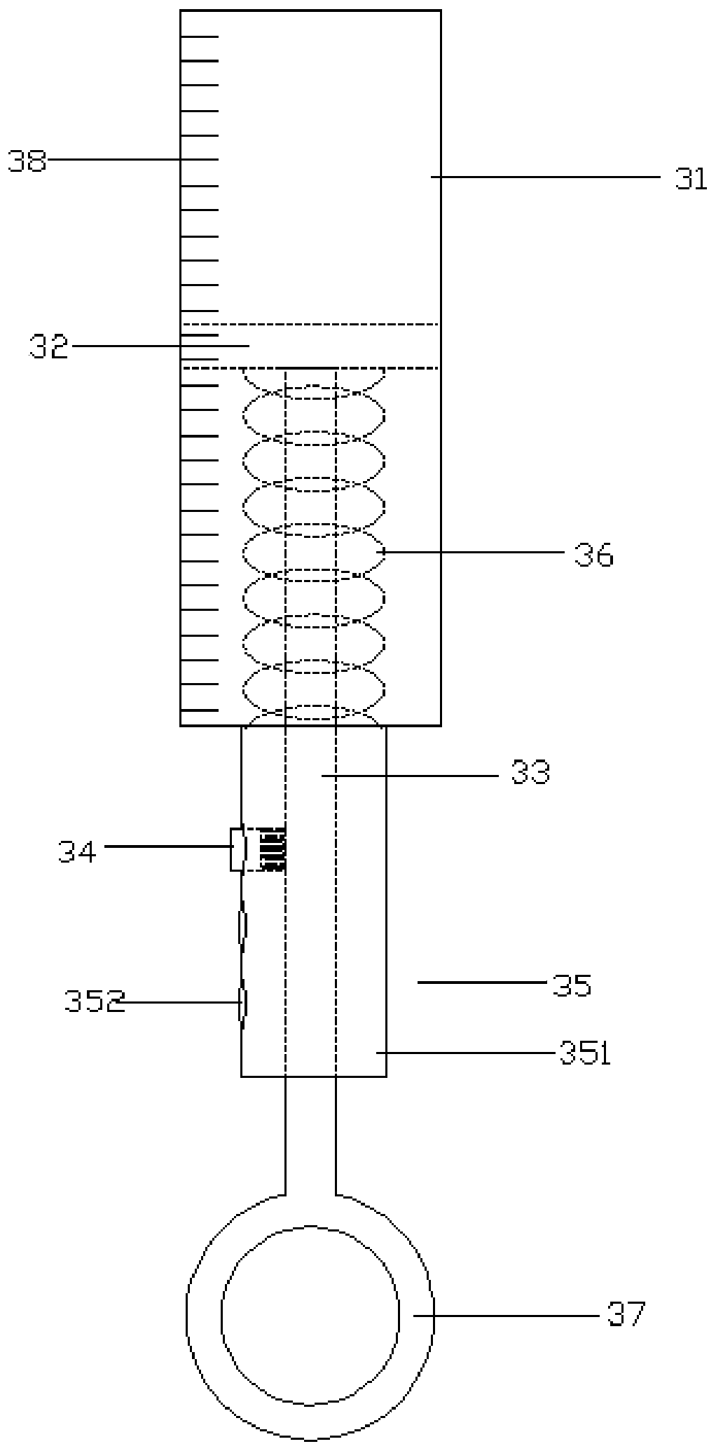 Endocrine effusion sucking and nursing device