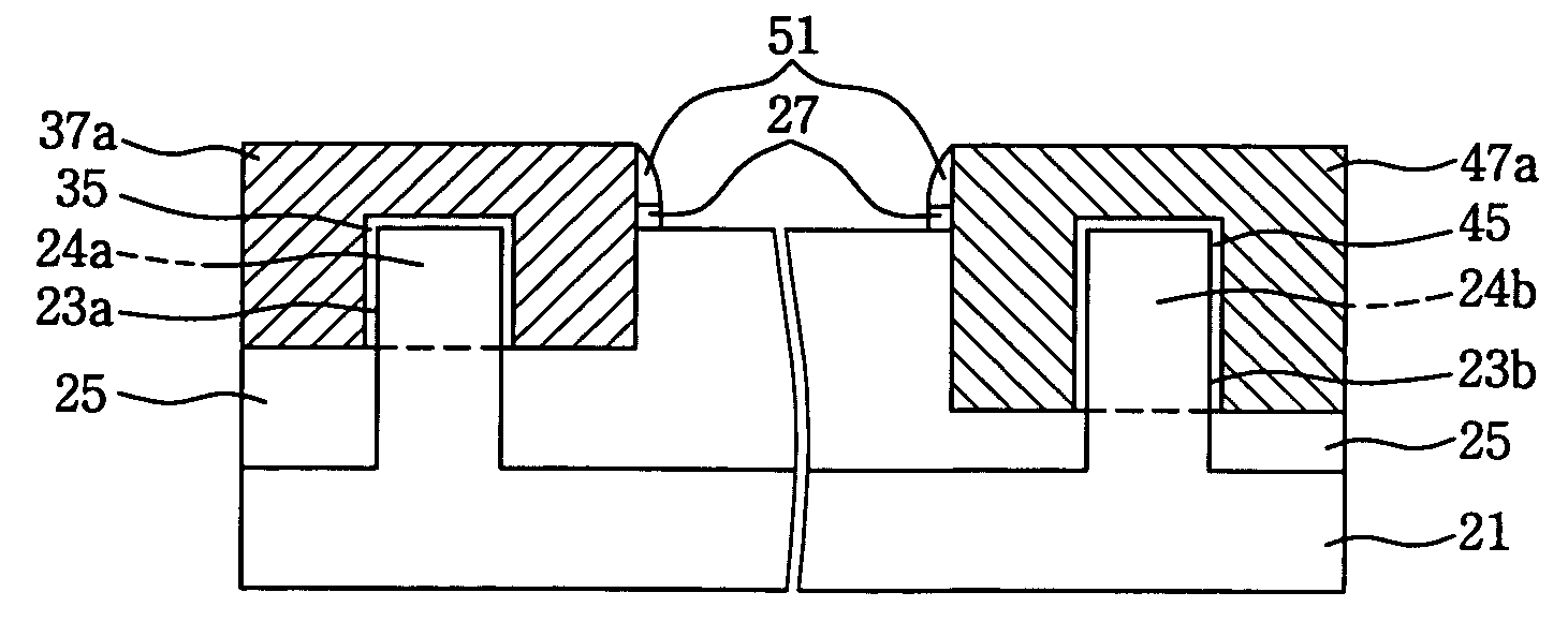 Methods of forming complementary metal oxide semiconductor (CMOS) transistors having three-dimensional channel regions therein