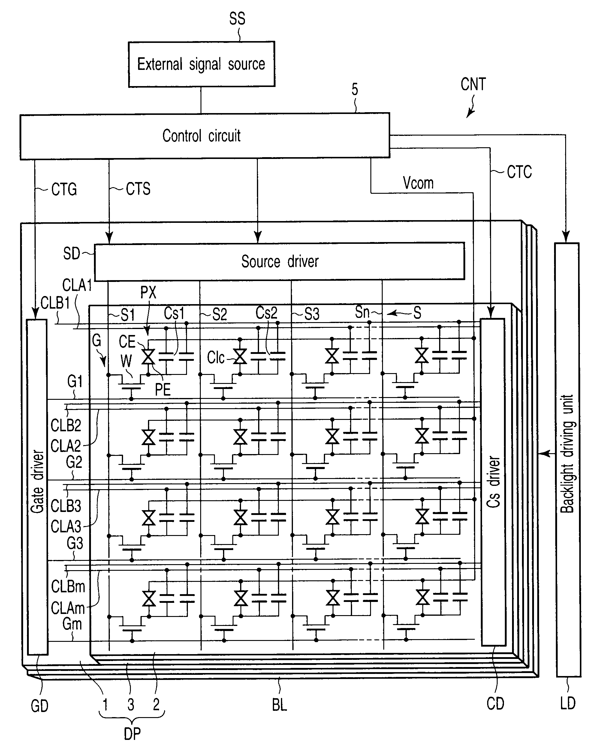 Liquid crystal display device and method of driving liquid crystal display device