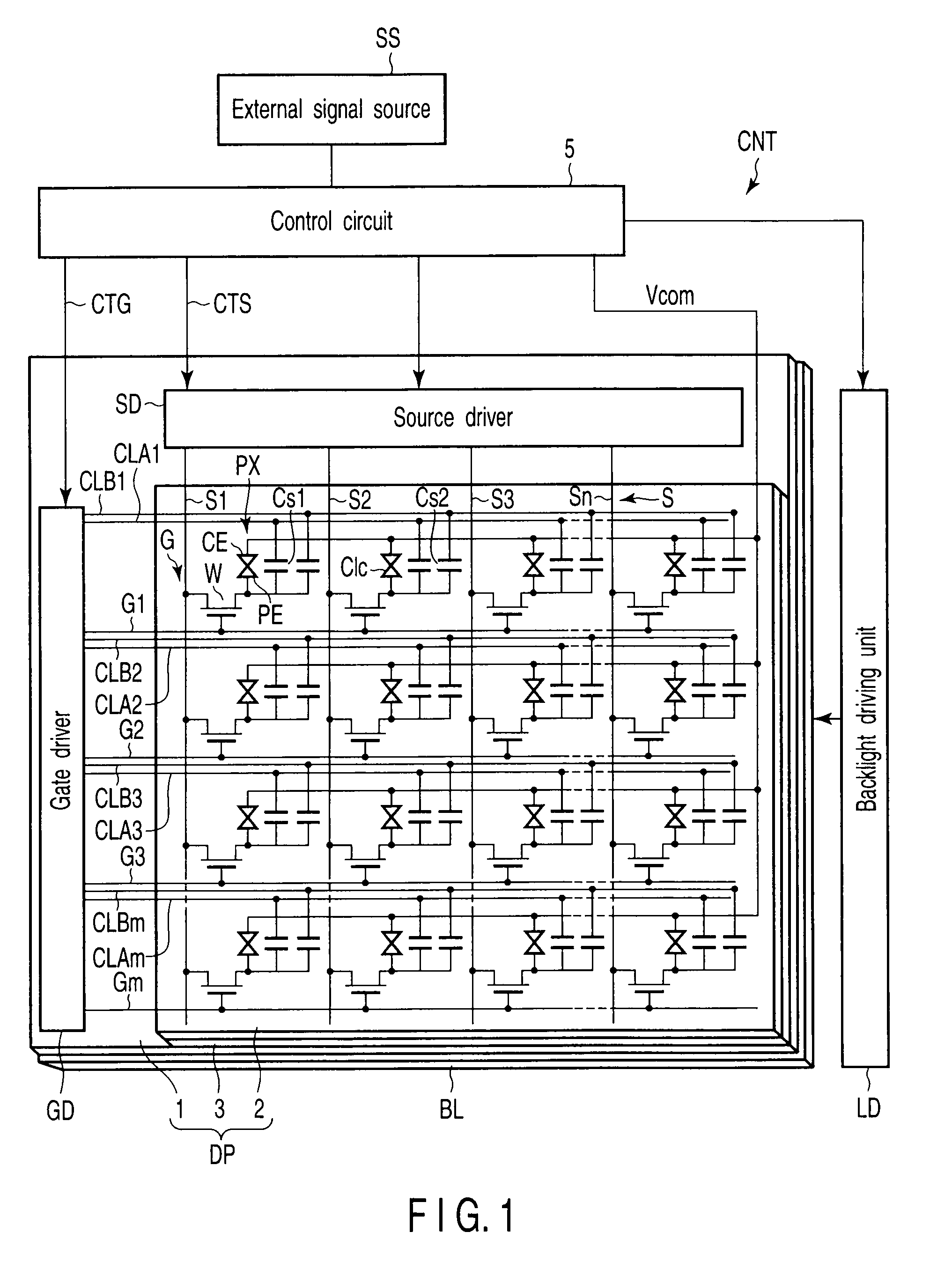 Liquid crystal display device and method of driving liquid crystal display device