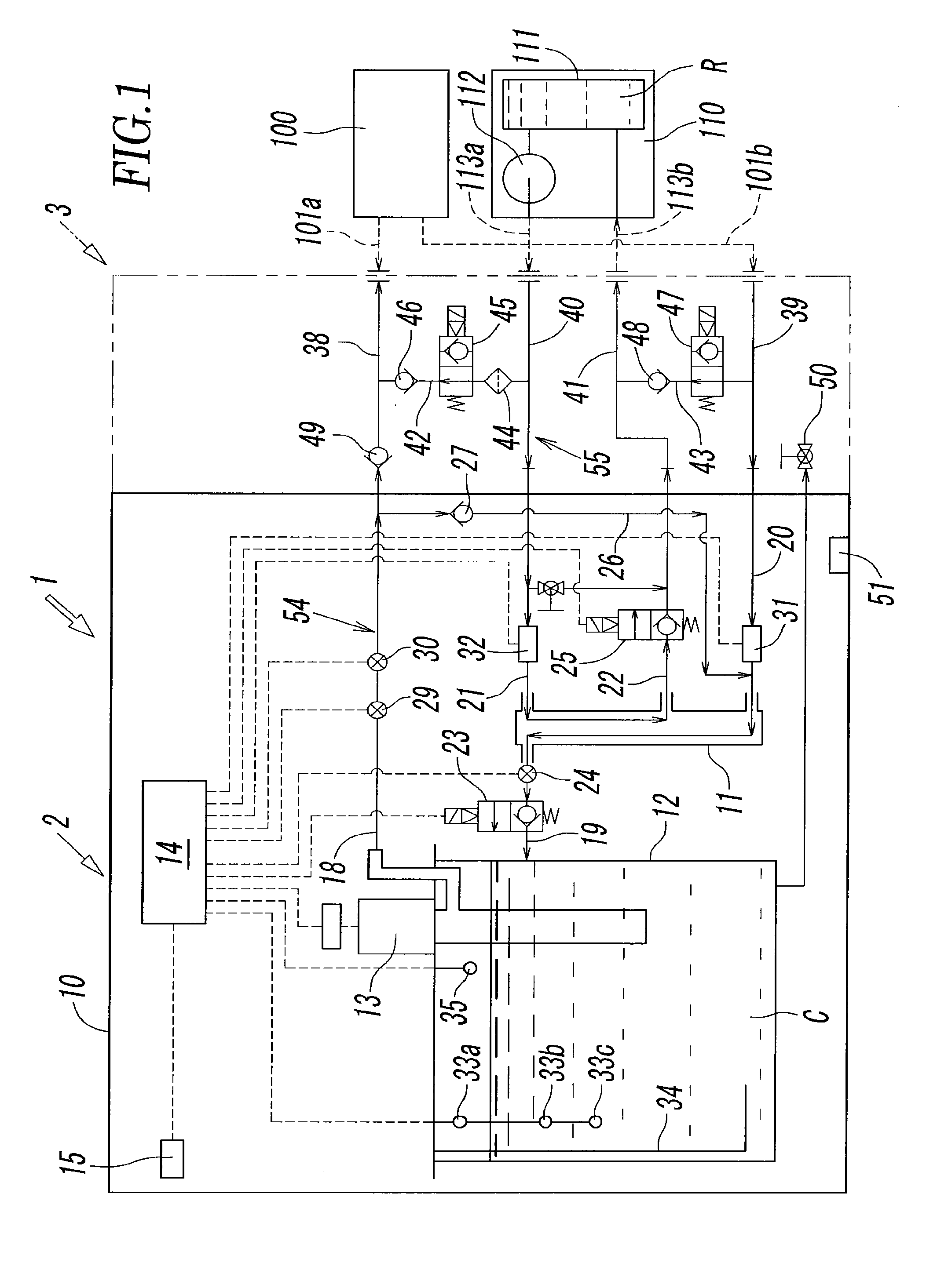 Cooling fluid supply apparatus with safety mechanism and method for cooling heat load