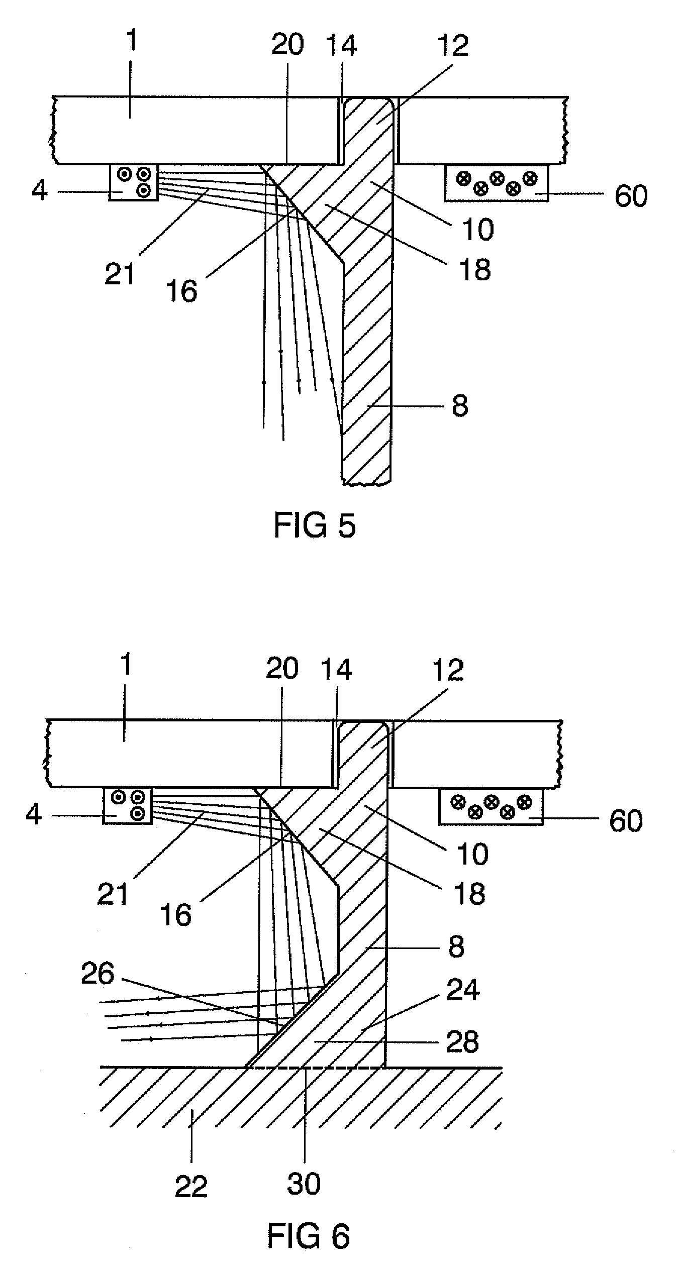 Double-sided printed circuit board comprising a strip conductor safety fuse