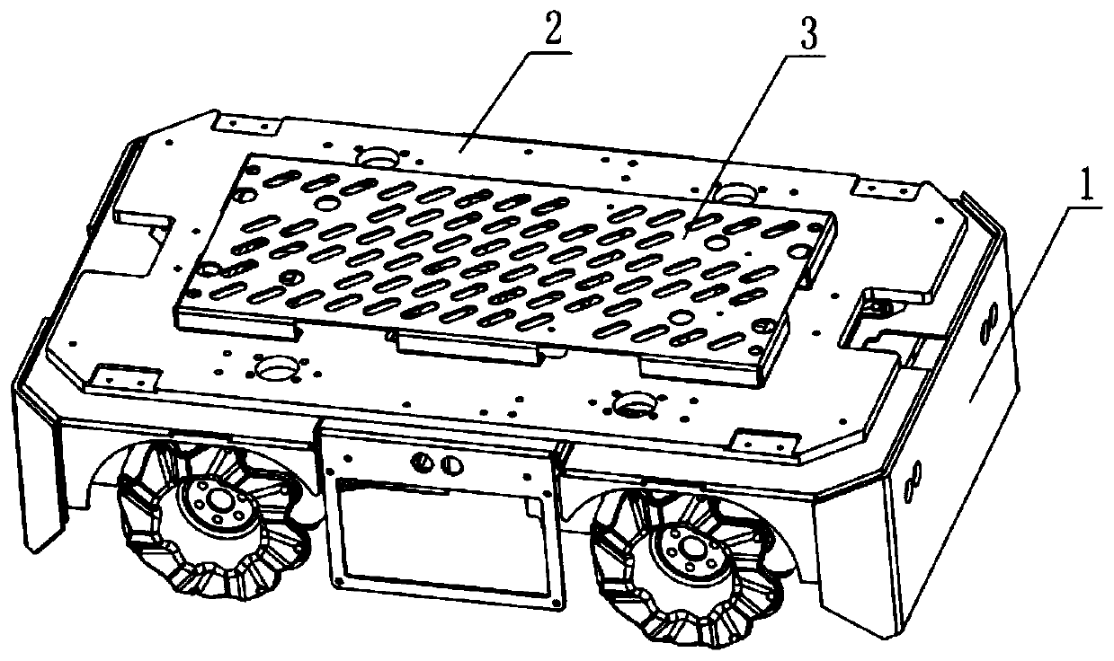 Mobile robot chassis and omnidirectional mobile robot