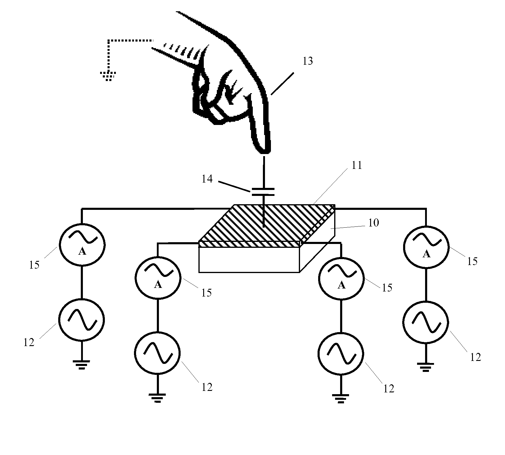 Dual mode capacitive touch panel