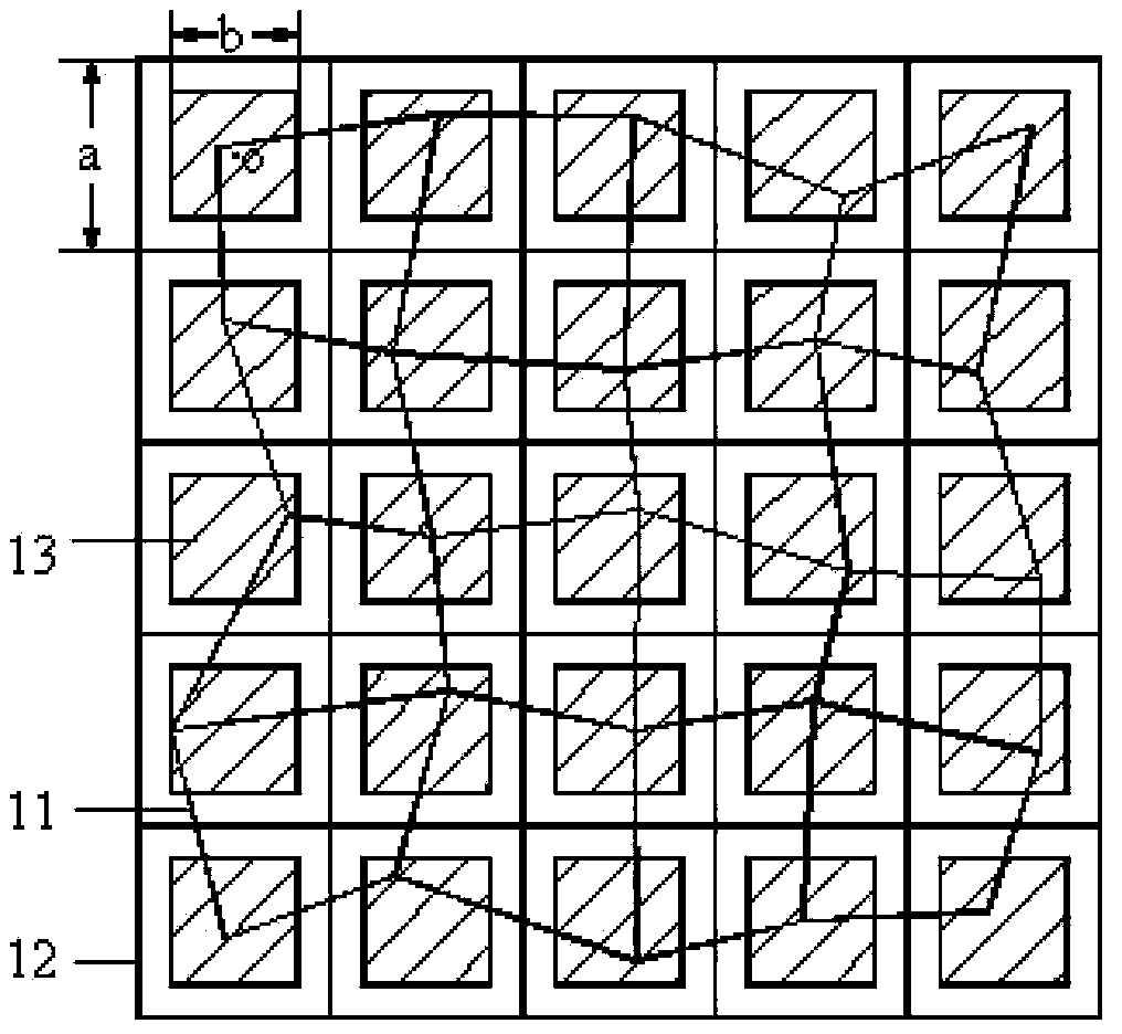 Random mesh design method of metal net conductive thin film, conductive film and manufacturing method of conductive film