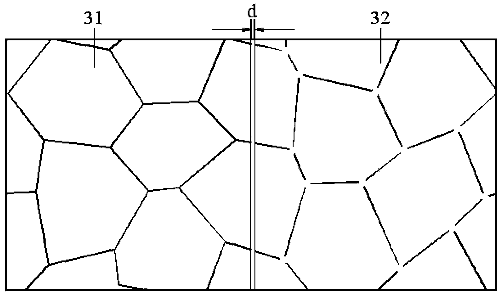 Random mesh design method of metal net conductive thin film, conductive film and manufacturing method of conductive film