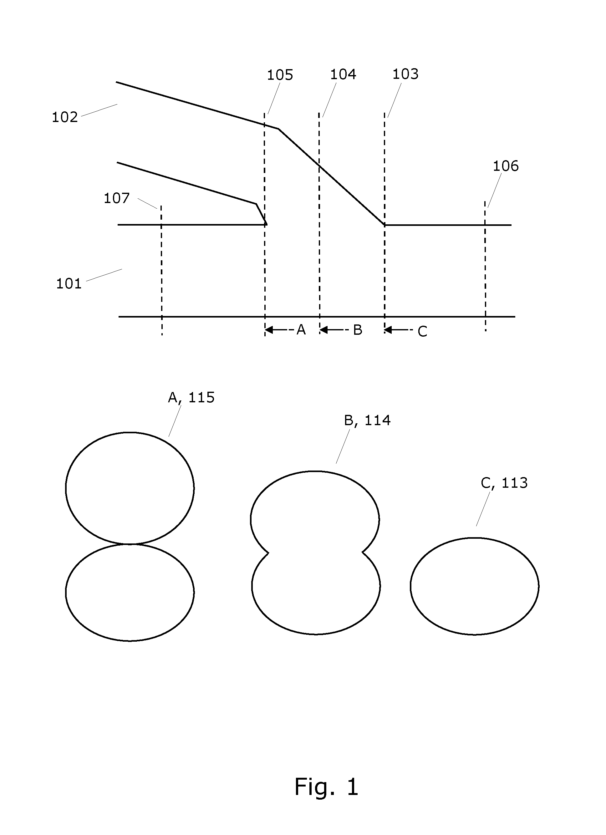 System for determining flow properties of a blood vessel