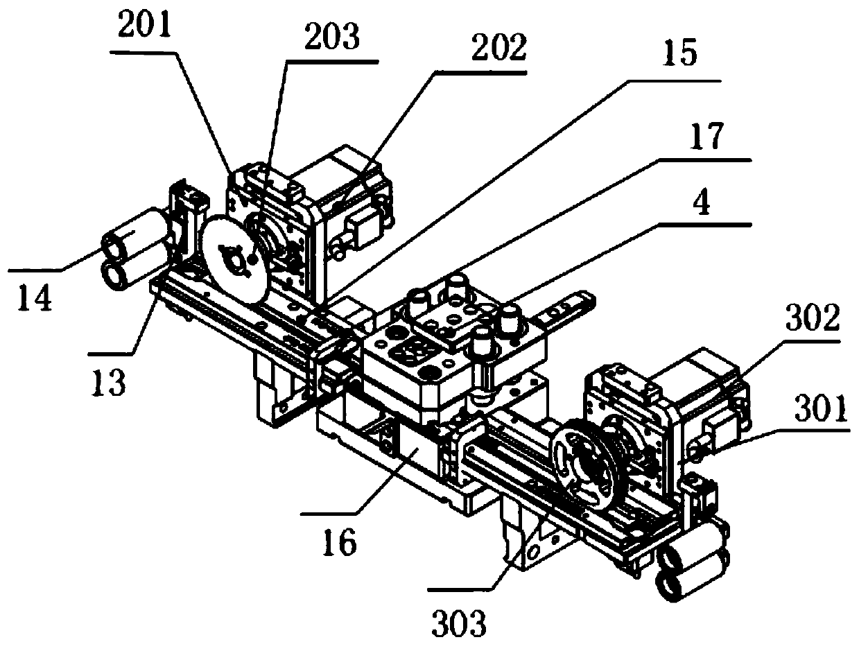 Novel electronic cam pin-inserting mechanism