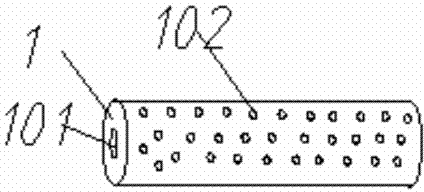 Textile printing drying and reeling device