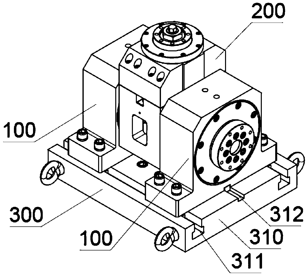 Wide-temperature-range four-dimensional drive joint bearing testing machine