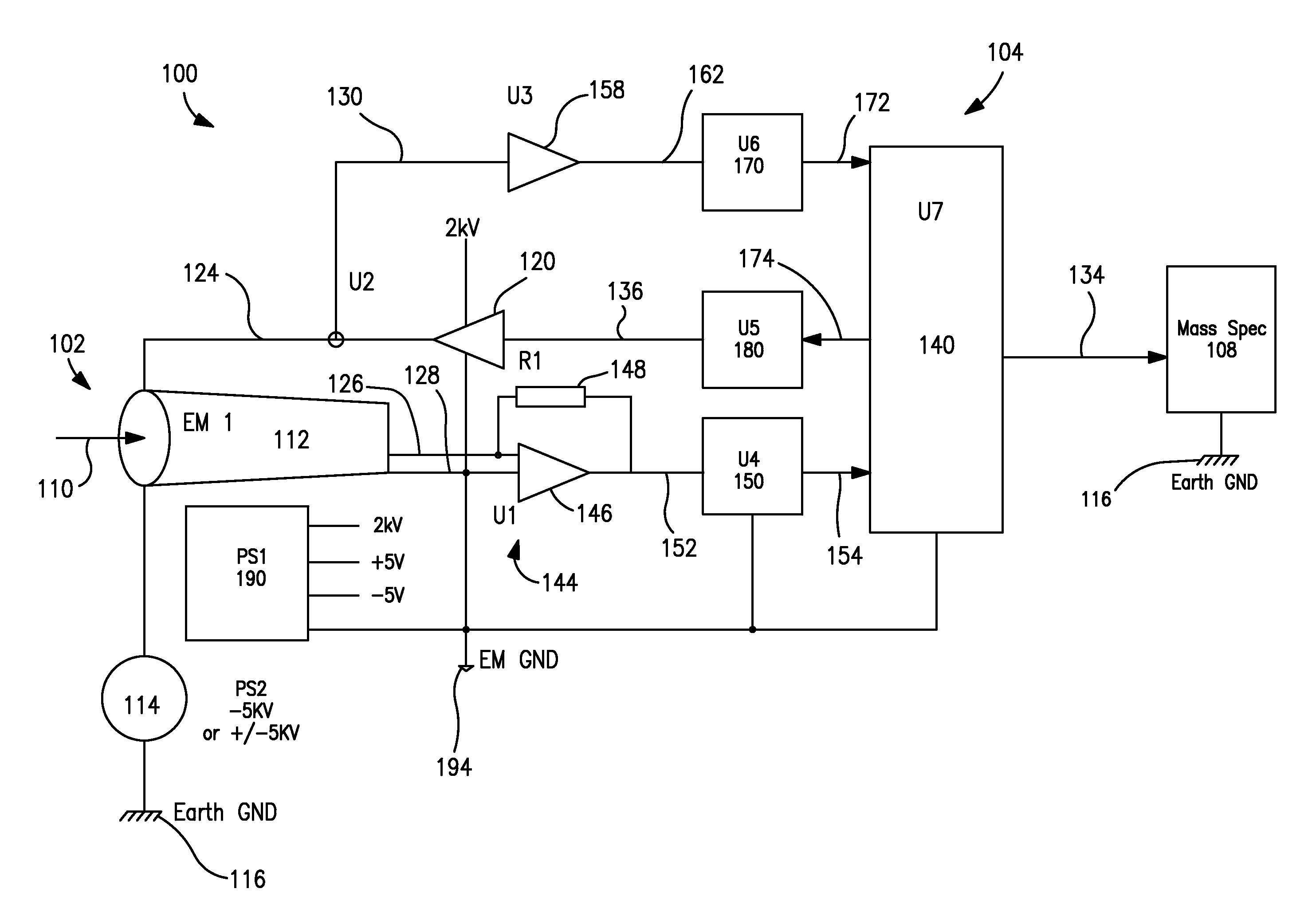 Real-time control of ion detection with extended dynamic range