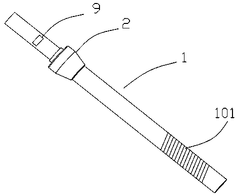 Expanding core fixture suitable for workpiece with gully on inner wall and use method thereof