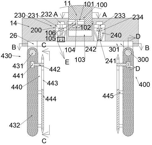 Equipment special for pruning and forming high trees