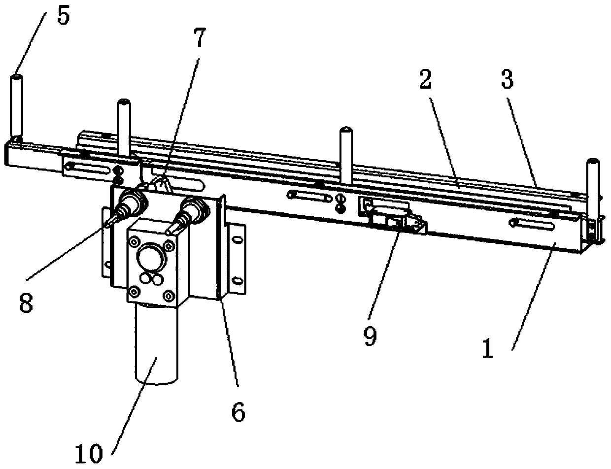 Positioning device and method for automatically and quickly positioning intelligent flatbed printer and installation method