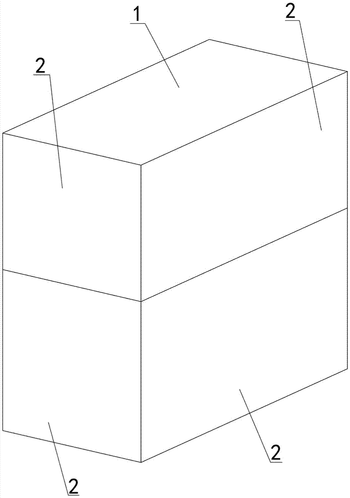 Assembled type steel frame concrete box type unit structure system and construction method thereof