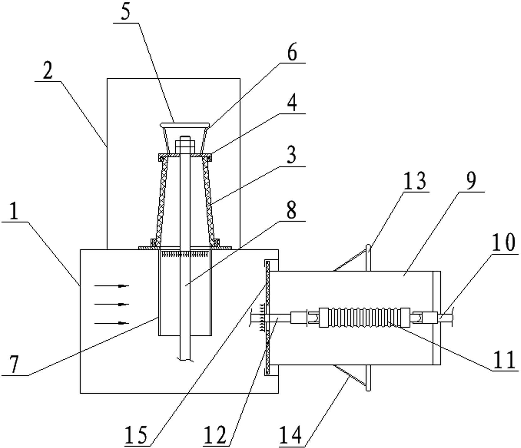 Insulation-box air-curtain shielding electrical dust remover