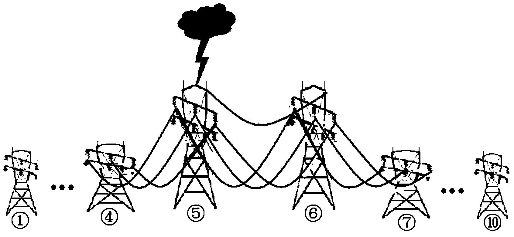 Simulation method for calculating lightning back-striking performance of UHV transmission lines