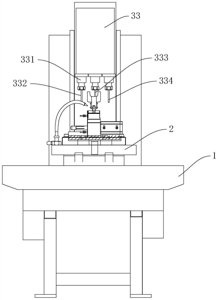 Taper hole drilling machine tool for steering knuckle arm