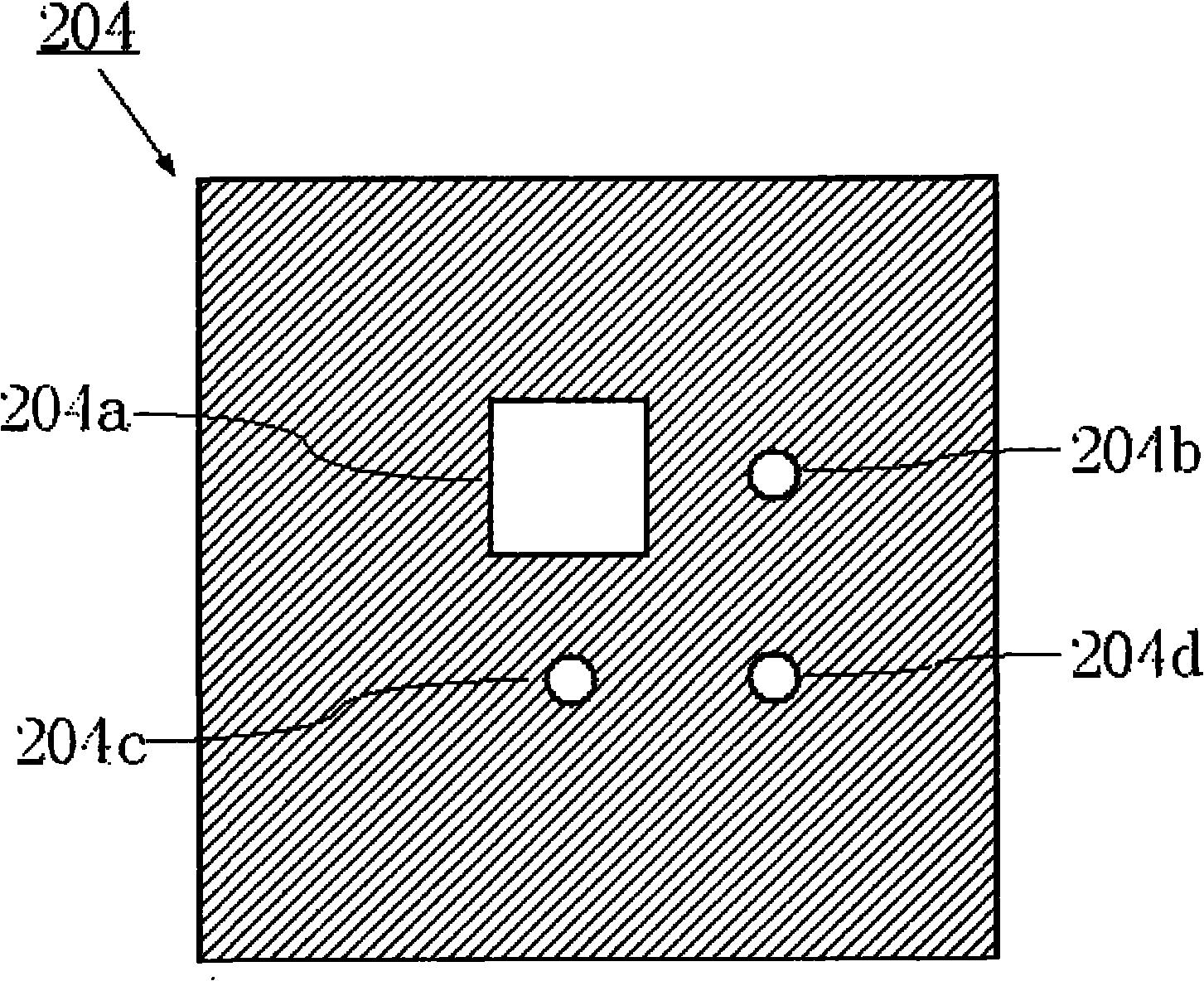 On-line detection device of wave aberration of projection lens of lithography machine with precision calibration function