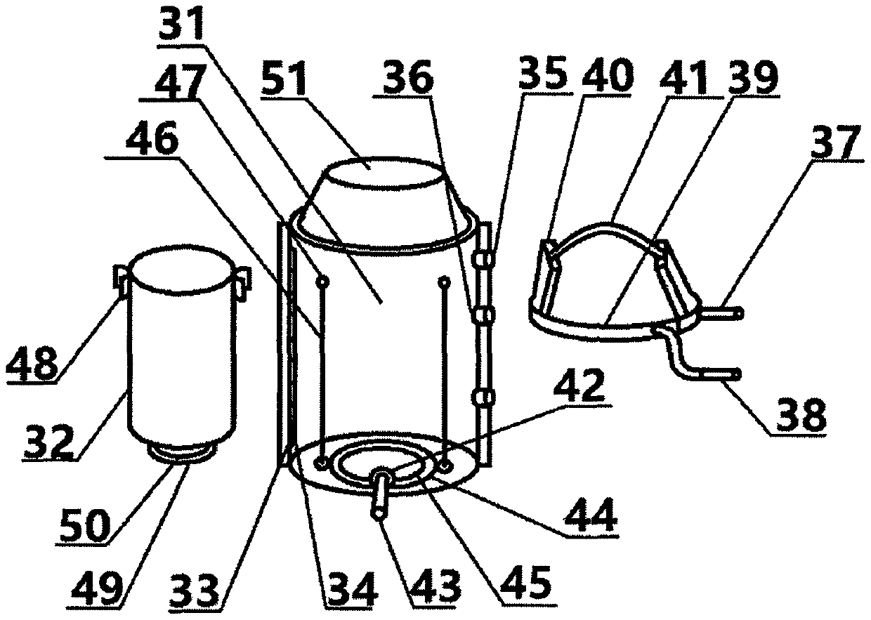 Dyhumidification auto-water-adding agent atomization device