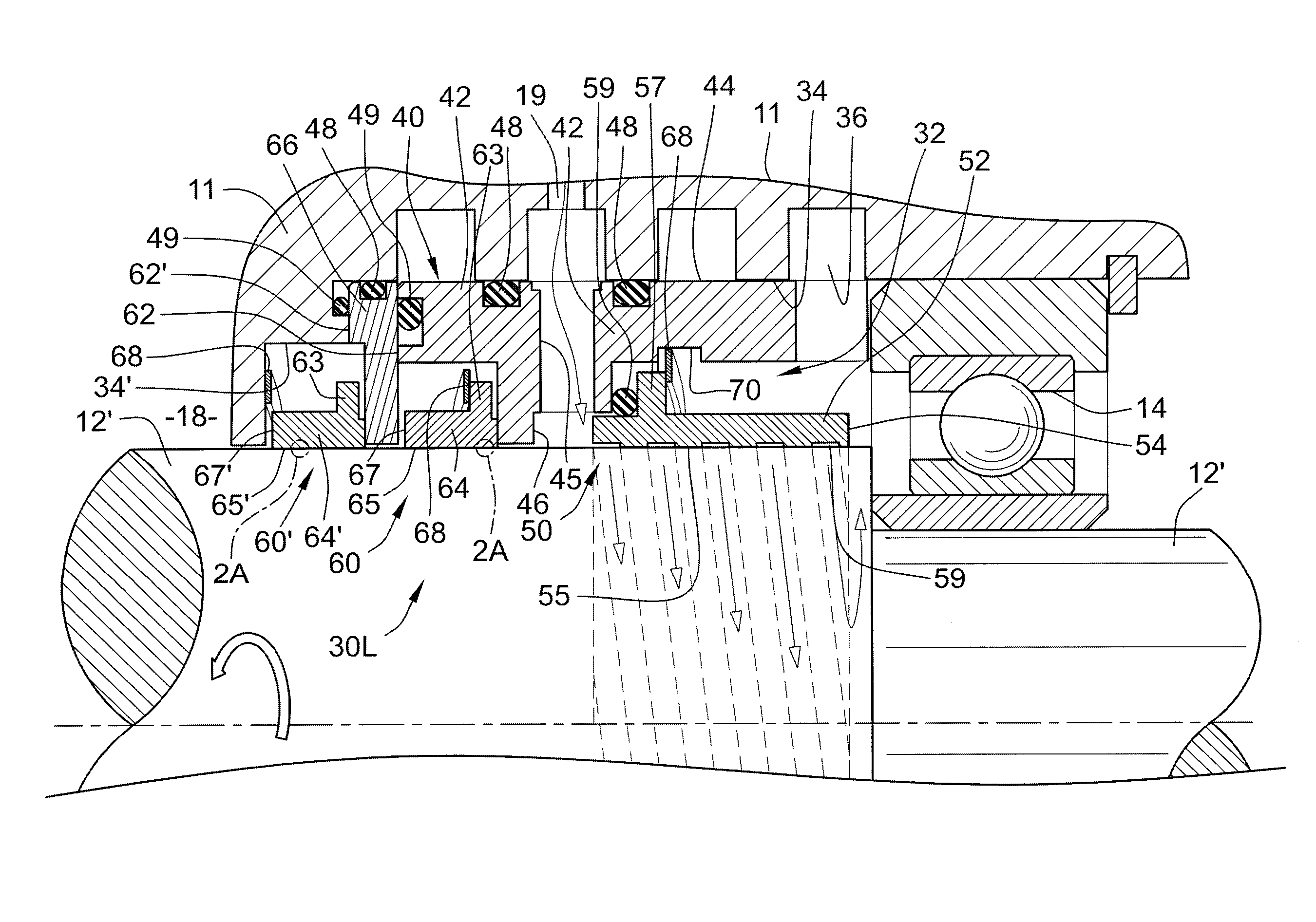 Seal for Oil-Free Rotary Displacement Compressor