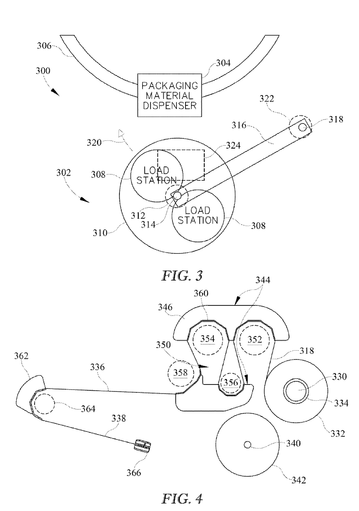 One-Way Clutch Arrangement for Stretch Wrapping Machine