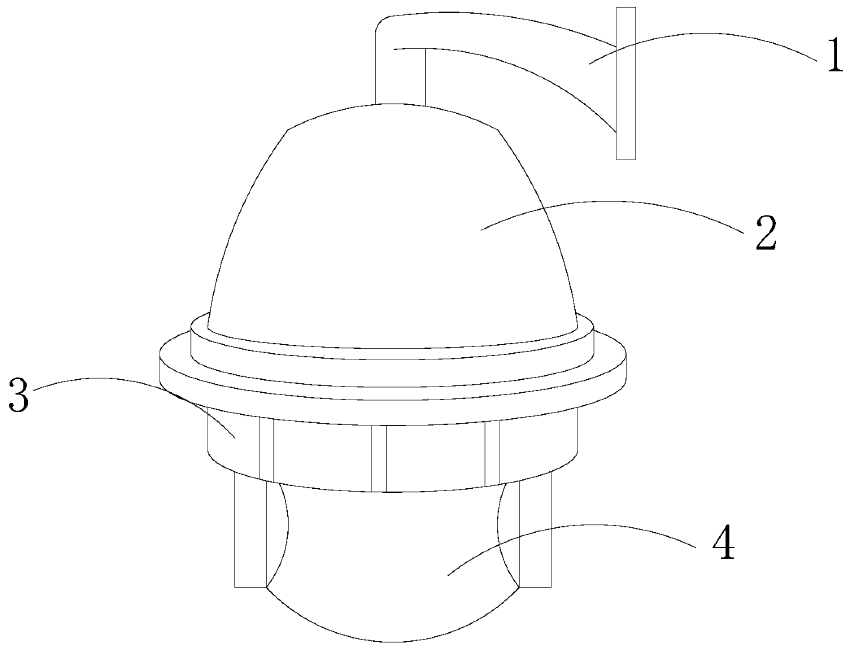 Monitoring security equipment with mirror fog prevention function