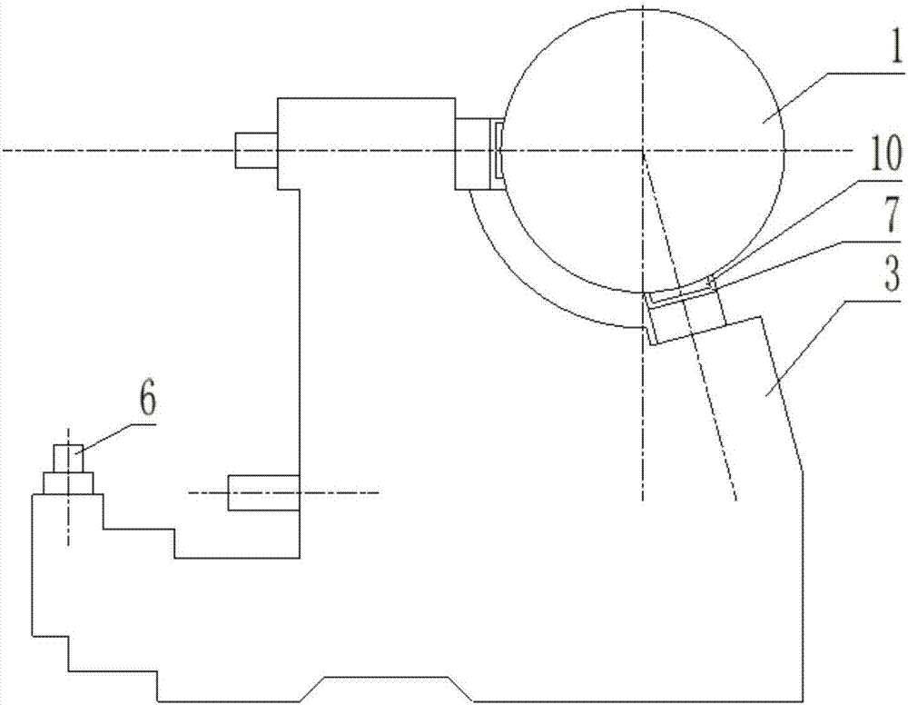 Rolling mill supporting roll precise grinding method