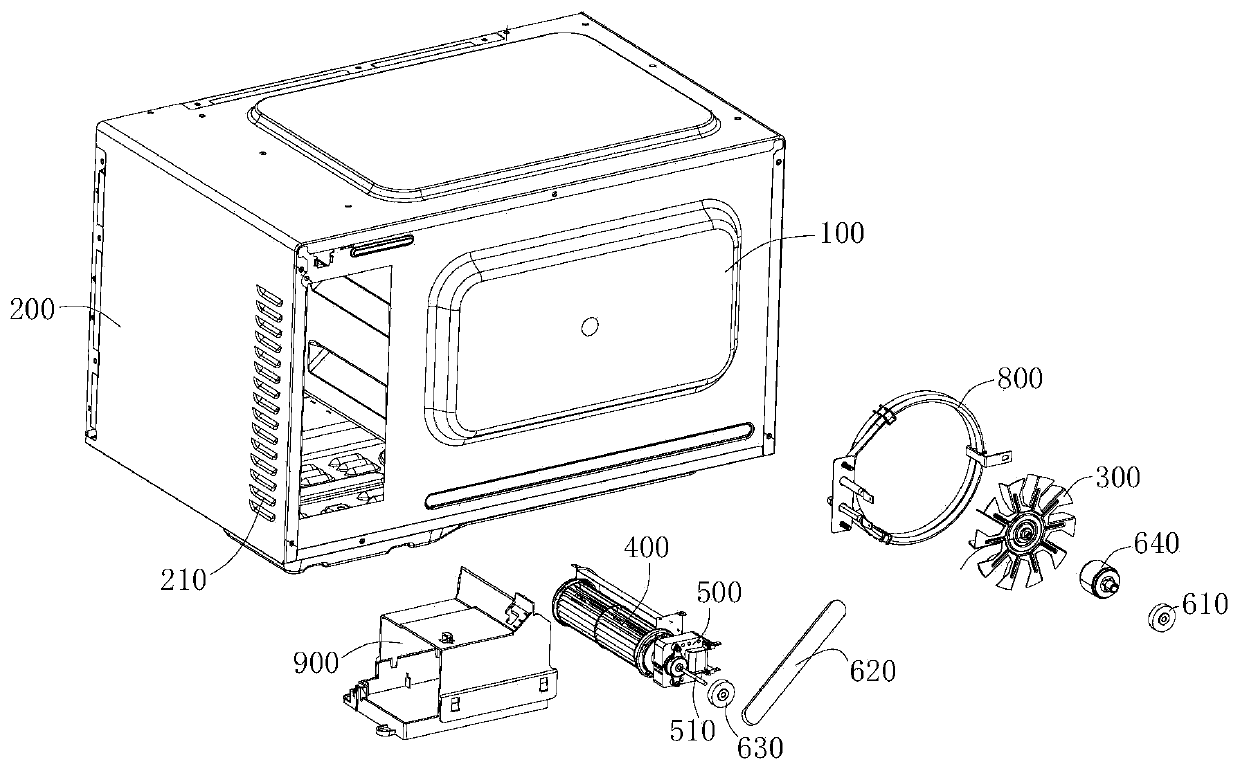 Cooking device and oven