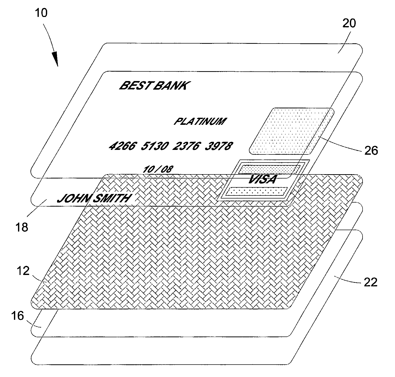 Multi-layer cards with aesthetic features and related methods of manufacturing