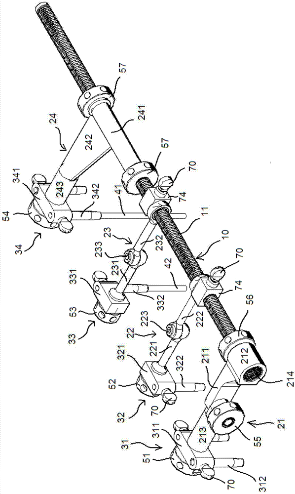 Thighbone distraction repositor and application thereof